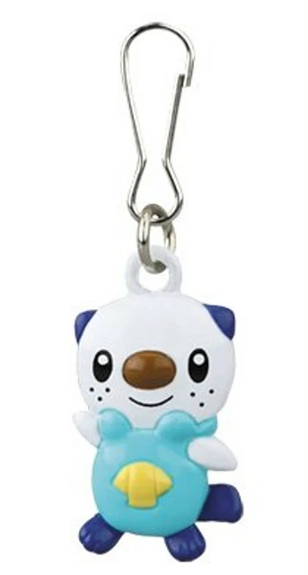 Pokémon: Best Wishes! Metallclip-Anhänger: Oshawott Anime Kawaii Nintendo New