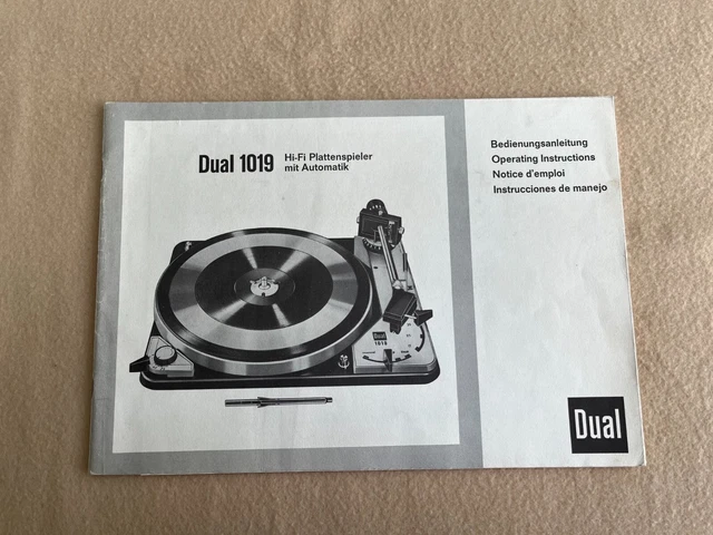DUAL 1019 TURNTABLE Vintage Record Player £167.00 - PicClick UK
