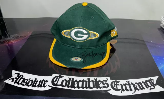 Brett Favre Signed Autographed Green Bay Packers Nike Official NFL Hat Vintage