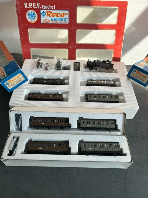 ② Fleischmann H0 - 4903 - Coffret - Locomotive à vapeur T10 à - Trains