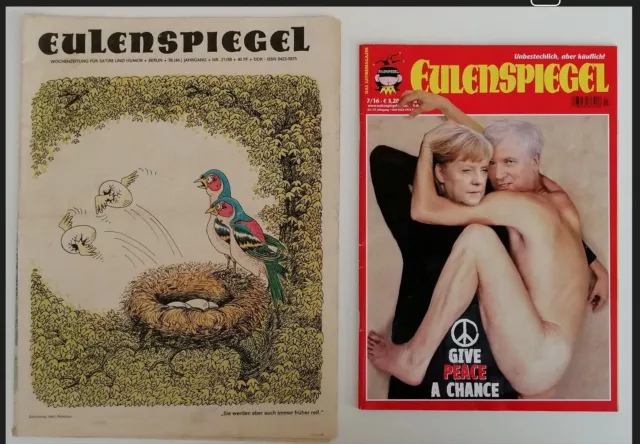 21-1989 Eulenspiegel DDR Funzel Irmgard Lange + Eulenspiegel 7-2016