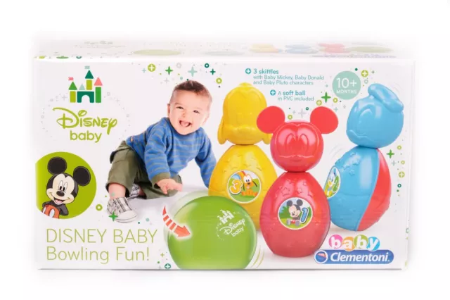 Clementoni Disney Baby Bowling - Bowling Fun - Spielspaß für die ganze Familie