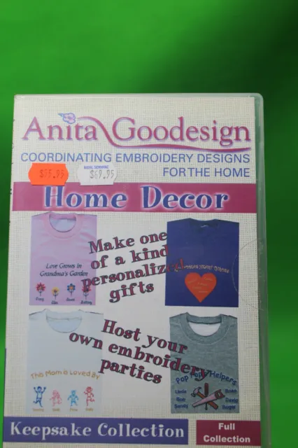 Anita Goodesign Bordado CD Costura Acolchado Diseños Colección Completa Hogar