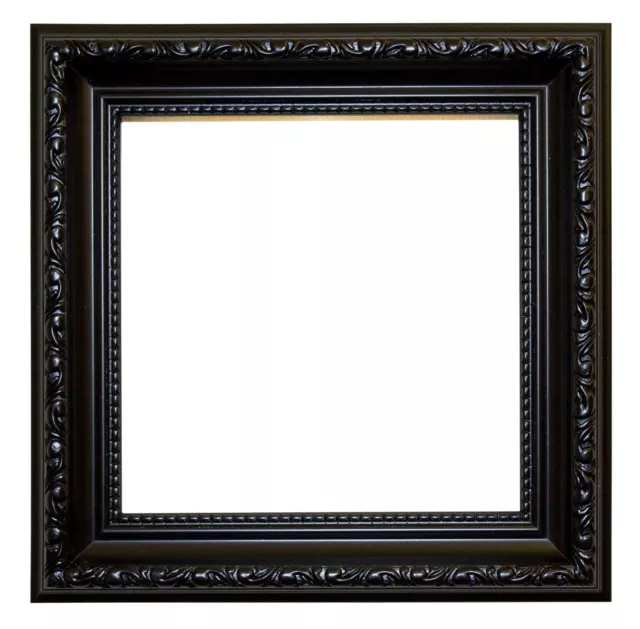 Ornate Shabby Chic Picture / photo frame poster frame  Instagram Square - Black