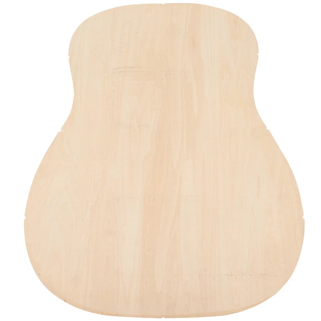 Plaque Tête De Guitare En Bois - Forme Gourde - Pour Luthiers Et Bricolage DIY - Dimensions 47,5 X 38 X 0,5 Cm