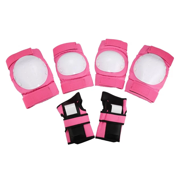 6 pezzi paragomiti moto adulti taglia L rosa