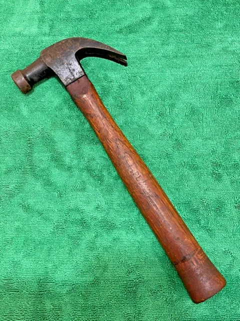 VINTAGE PLUMB 16 oz Curve Claw Hammer, Original Wood Handle £42.41