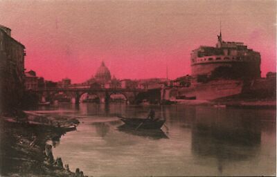 italy, ROMA ROME, Castel S. Angelo, S. Pietro dal Tevere (1910s) Postcard