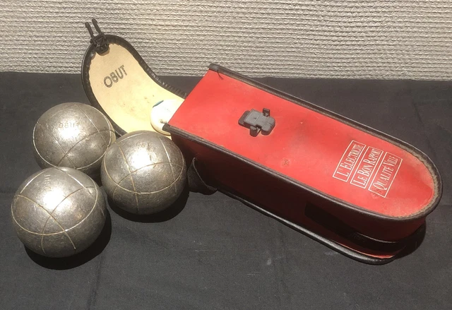 Jeu de boules petanque (8 boules, 1 cochonnet, 1 mètre, 1 sacoche