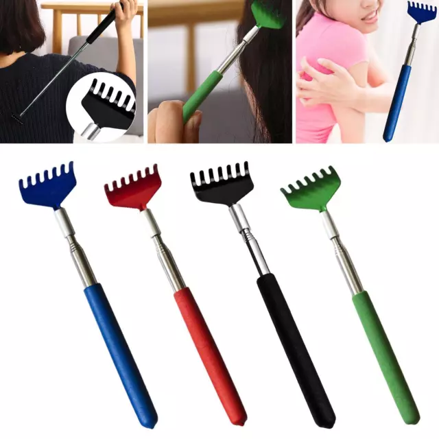 Retractable Telescopic Back Scratcher Scratching Tool Face  Scratcher 7 Claws