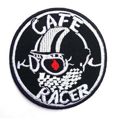 Cafe Racer Biker Rider Lifestyle Clothing Shirt Iron on Sew on Embroidered Patch