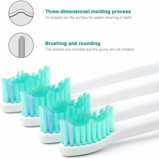 Philips Sonicare Replacement Toothbrush Heads 4/8 Pcs Compatible Brush to Philip