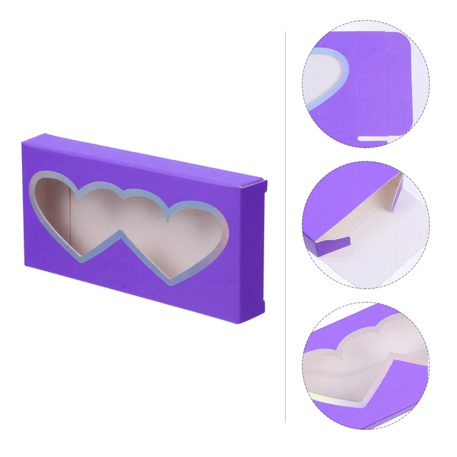 10 Pcs Eyelash Organizer Makeup Tray Containers Case Packaging Fake Eyelashes