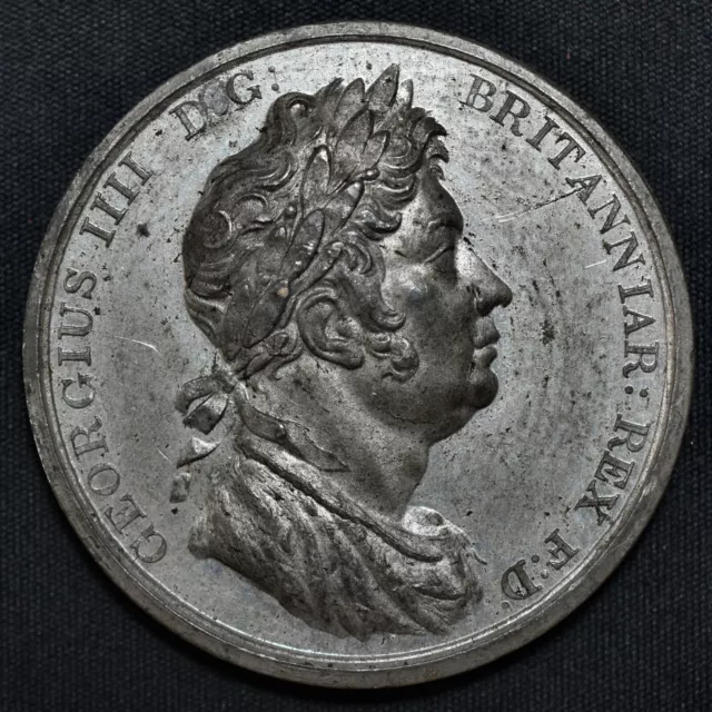 (1830) George IV "Dassier's Kings & Queens", Thomason's W/M Medal, BHM 1437/36