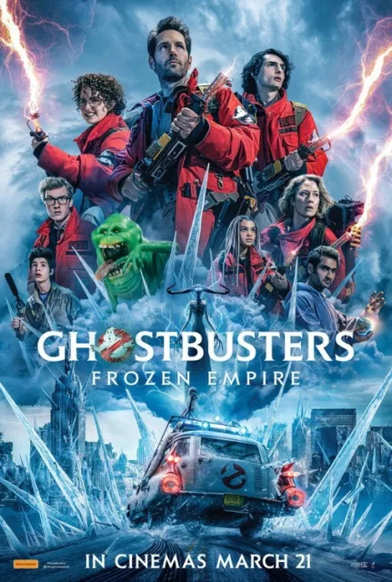 Ghostbusters Frozen Empire Paul Rudd Movie Poster Print 17 X 12 Reproduction