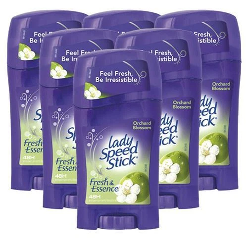 Lady Speed Stick Orchard Fleur Bâton Déodorant Floral Frais Parfumé Paquet De 6