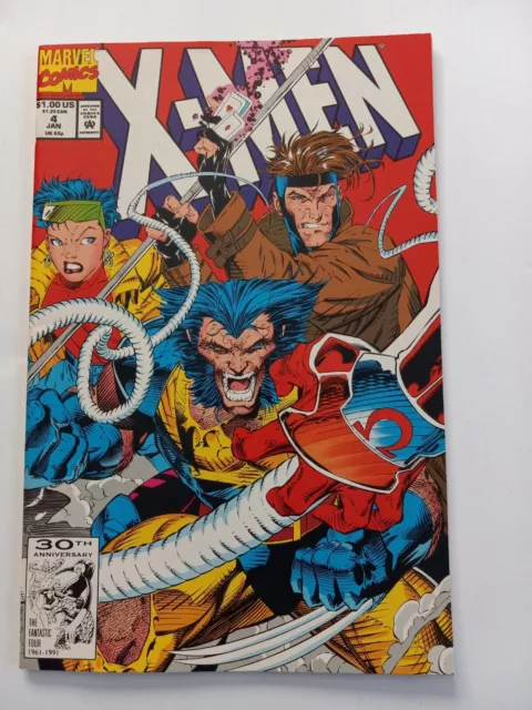 X-Men #4 (Jan 1992, Marvel) Omega Red First Appearance Wolverine John Byrne