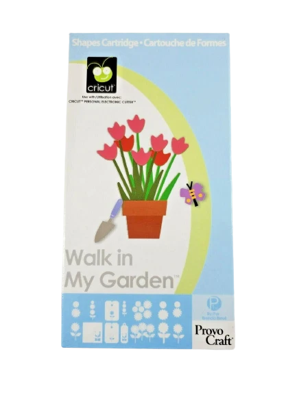 Formas de cartucho Cricut - Juego Walk In My Garden - Provo Crafts