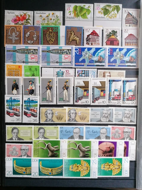 Sammlungsauflösung, DDR, Lot aus Jahrgang 1978 postfrisch (1)