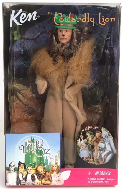 Wizard of Oz Ken as Cowardly Lion Barbie Doll 1999 Mattel