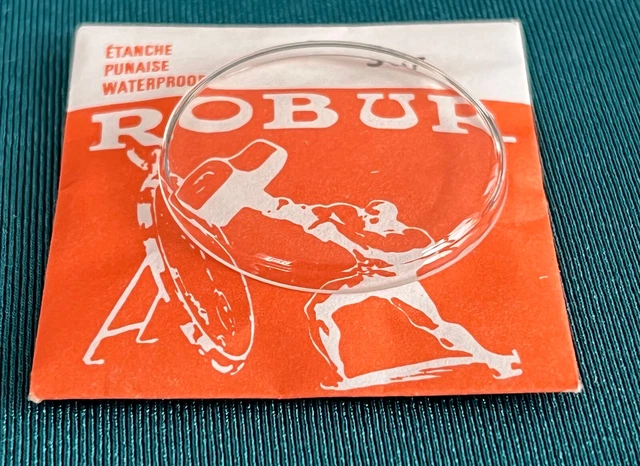 Verre De Montre 28 Mm Type Super Punaise - Robur - Neuf Sans Emballage Pour Réparation De Montre