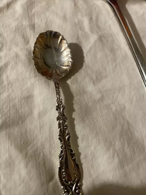 frank whiting sterling 1895 Josephine Pattern Preserve Spoon