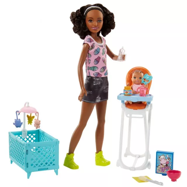 Skipper Freundin Babysitter | Barbie | Mattel FHY99 | Spielset | Puppe Schwester