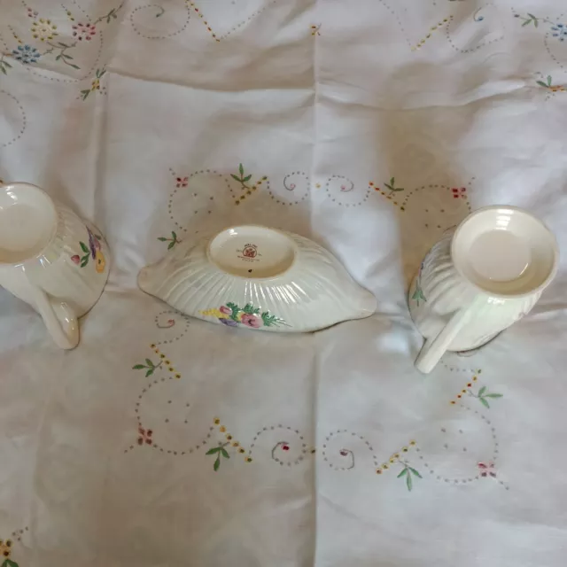 Gorgeous Vintage 1920s English Lusterware. Maling Pottery, 3 Matching Pieces. 3