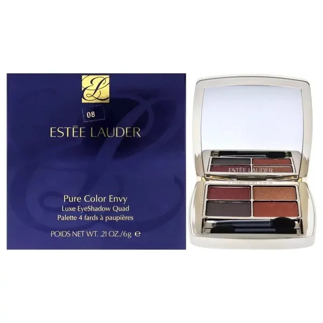 Estee Lauder Pure Color Envy Luxe Eye Shadow Quad ~ 08 Wild Earth  NEW IN BOX