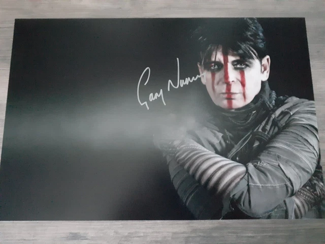 Authentic Gary Numan Cars Signed Autographed 12 X 8 Photo Coa Real