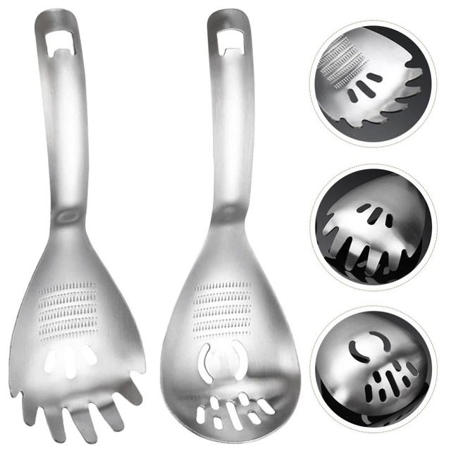2 Pcs Grater Grinder Spoon Stainless Steel Colander Garlic Grinder Potato