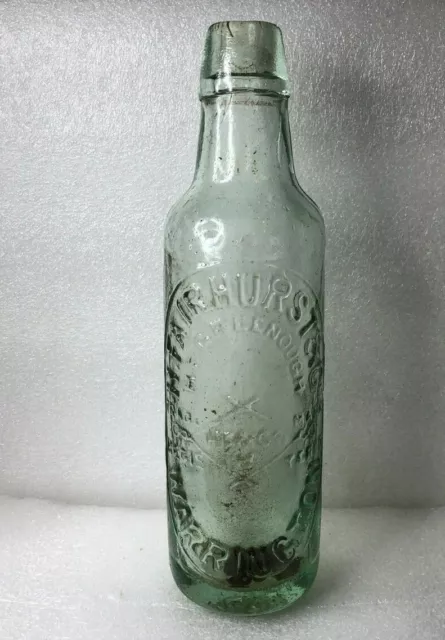 Antique Mineral Water H Fairhurst & Co Warrington Cheshire 22 cm's tall