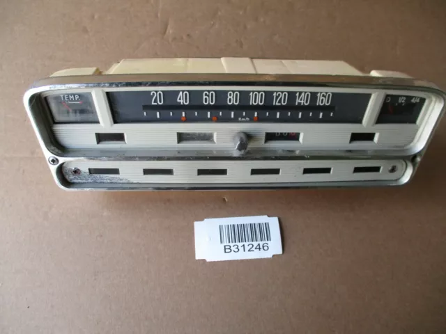 Fiat 1300 1500 Veglia Tachometer 160 Speedometer Kombiinstrument W555 Motometer