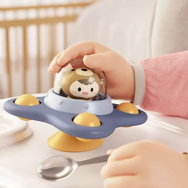 Baby Bath Toys Bathing Sucker Spinner Suction Cup Animal Spinning Top Toy