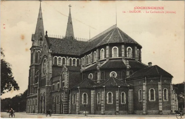 CPA AK VIETNAM Cochinchine - SAIGON - la cathedrale (119104)