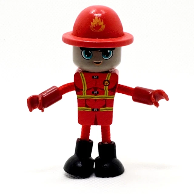 J’adore Wooden Firefighter Zac 2.75” Figure 2018