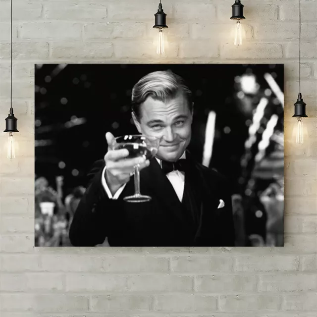 The Great Gatsby - Leonardo DiCaprio - Canvas Rolled Wall Art Print