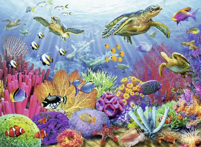 Unterwasserwelt Ravensburger Puzzle 14661 Tauchen 49x36 cm 500 Teile bunt B-WARE