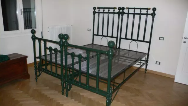 Letto matrimoniale stile inglese periodo '800