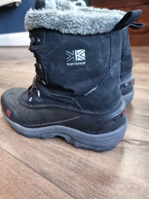 KARRIMOR SNOW FUR Thinsulate Thermal Winter Walking Hiking Boots UK 12 ...