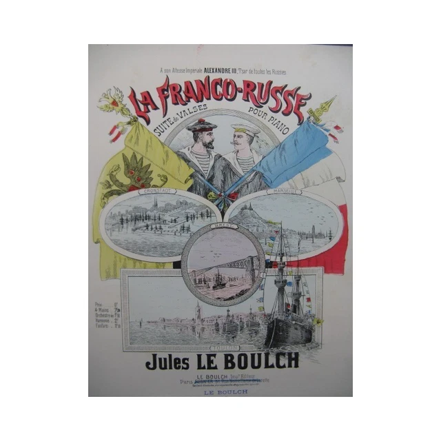 LE BOULCH Jules La Franco-Russe Piano