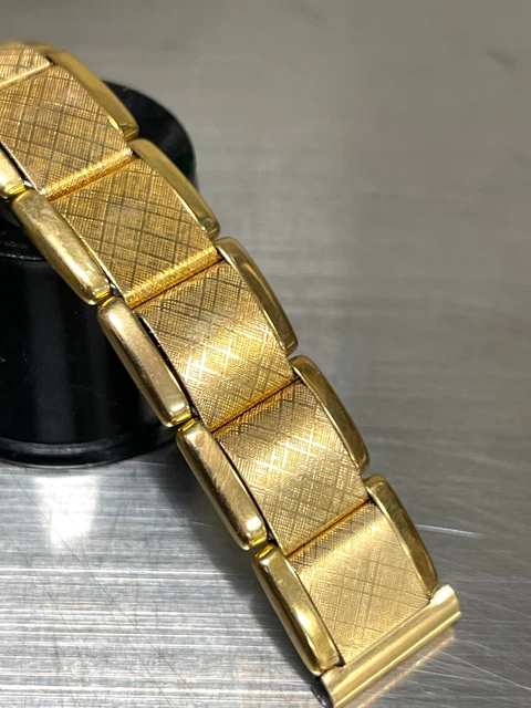 1950s Kiefer Cadman 14k Gold RGP New Old Stock Vintage Watch Band - 16mm