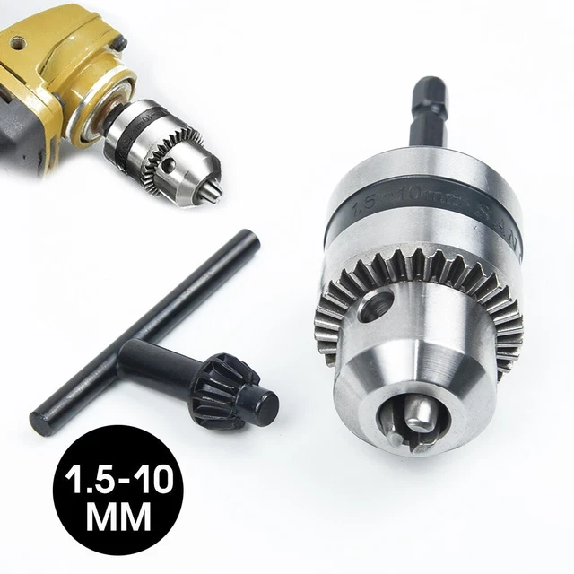 Mandrin Autoserrant 1/2-20 UNF Pour Perceuse - Plage 1.5-13mm - Sans Clé - Compatible SDS