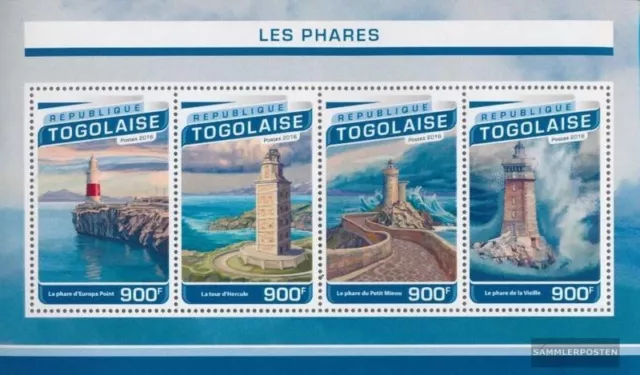 Togo 7739-7742 Kleinbogen (kompl. Ausgabe) postfrisch 2016 Leuchttürme