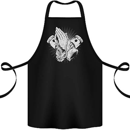 Biker Prayer Biker Motorcycle Motorbike Cotton Apron 100% Organic