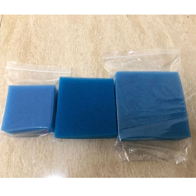Esponja de filtro útil acuario acolchado de espuma orgánica red fina orgánica