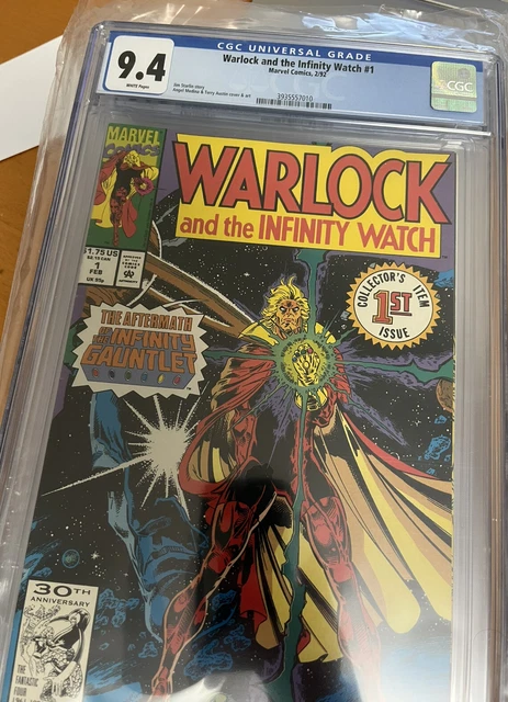 Warlock And The Infinity Watch 1 Cgc 9.4 2/92 Jim Starlin Story