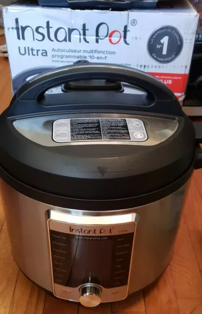 Instant Pot Ultra60 10 in 1 Multi Use Programmable Pressure Cooker 6 Qt. DAMAGED