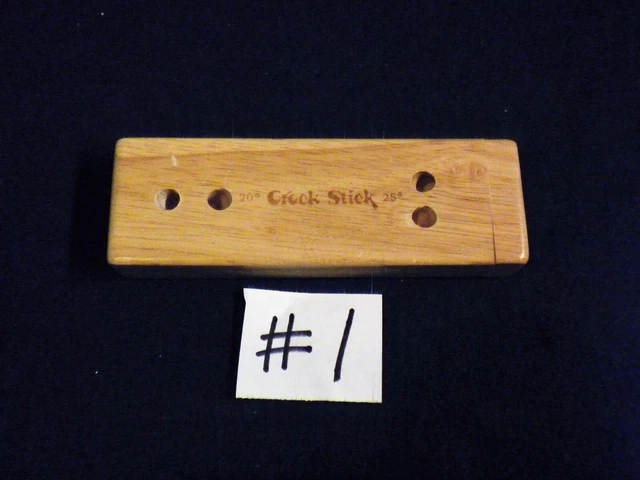 4-rod Turn Box CROCK-STICK Knife Sharpener medium & fine grit Kitchen #1