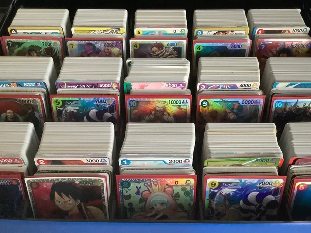 LOTTO Premium 100 Carte One Piece Card Game - 1 Segreta/Alternativa + Holo/SR Incluse